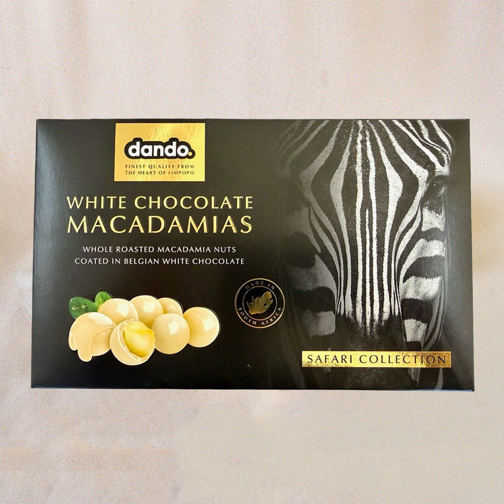 Chocolate Coated Macadamias - White (185g)